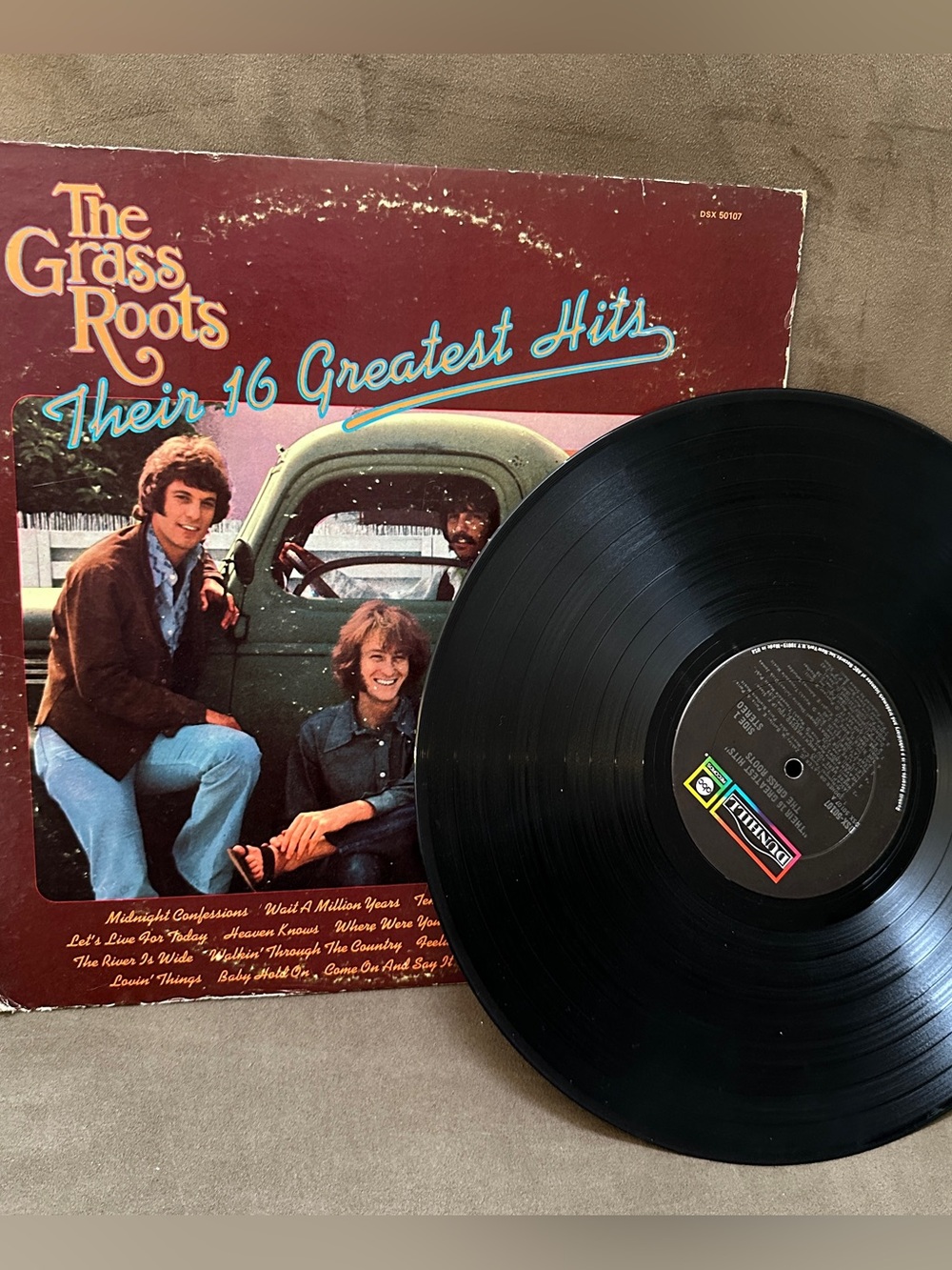 Vinyl Record Grass Roots 16 Greatest Hits 1970s 1971 grassroots collector item